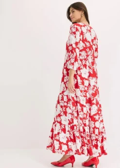 Maxikleid aus fließender Viskose