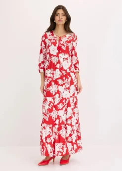 Maxikleid aus fließender Viskose