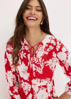 Maxikleid aus fließender Viskose