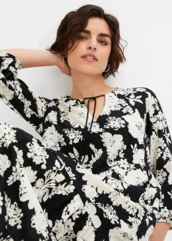 Maxikleid aus fließender Viskose