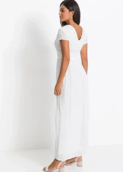 Maxikleid aus fließender Viskose