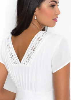 Maxikleid aus fließender Viskose