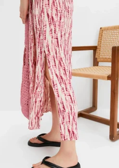 Maxikleid aus fließender Viskose