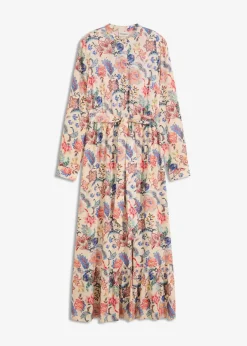 Maxikleid aus fließender Viskose