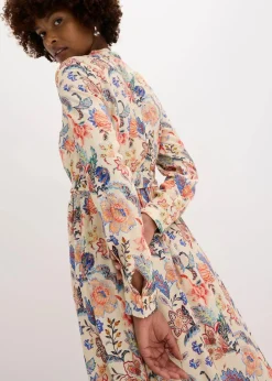 Maxikleid aus fließender Viskose