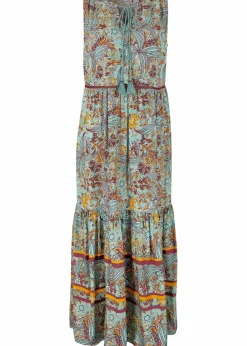 Maxikleid aus fließender Viskose