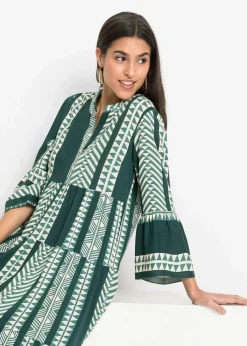 Maxikleid aus fließender Viskose