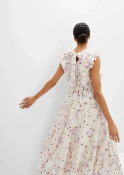 Maxikleid aus reiner Baumwolle