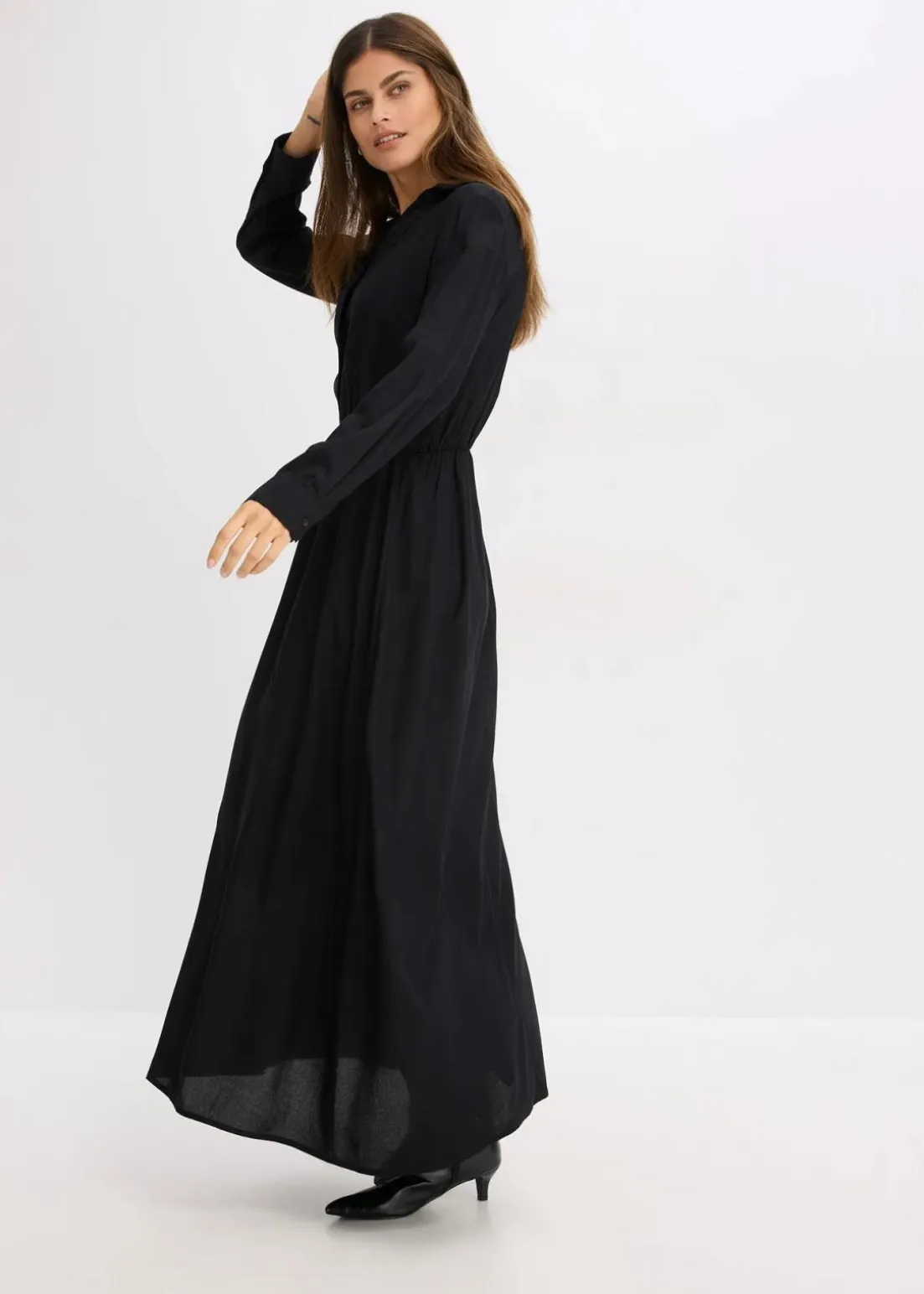 Maxikleid aus reiner Viskose