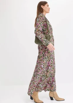 Maxikleid aus reiner Viskose