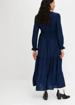 Maxikleid aus reiner Viskose