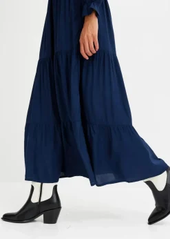 Maxikleid aus reiner Viskose