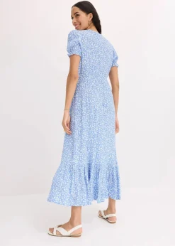 Maxikleid aus reiner Viskose