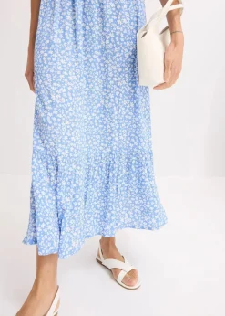 Maxikleid aus reiner Viskose