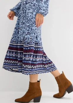 Maxikleid aus softem Viskose-Elasthan-Mix