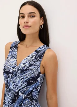 Maxikleid aus softem Viskose-Mix