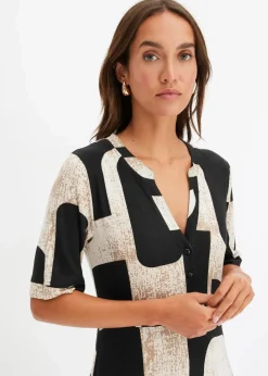 Maxikleid aus softem Viskose-Mix