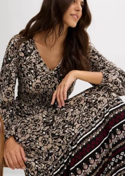 Maxikleid aus softem Viskose-Elasthan-Mix