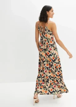 Maxikleid aus softem Viskose-Mix