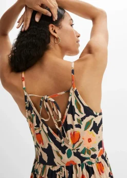 Maxikleid aus softem Viskose-Mix