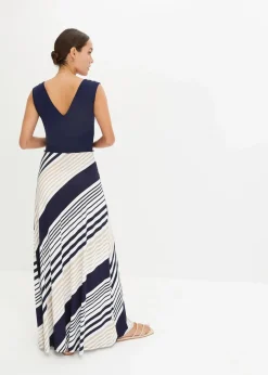 Maxikleid aus softem Viskose-Mix