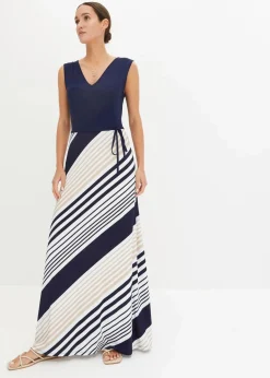 Maxikleid aus softem Viskose-Mix