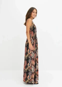 Maxikleid aus softem Viskose-Mix