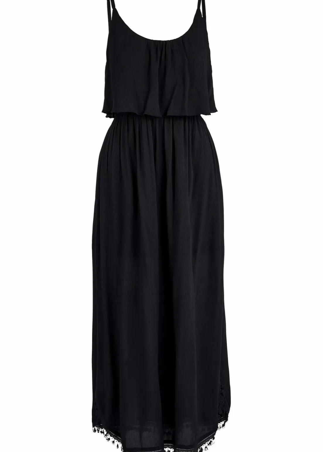 Maxikleid aus strukturierter Viskose