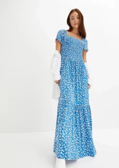 Maxikleid aus Viskose-Mix