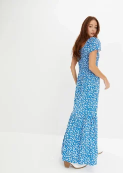 Maxikleid aus Viskose-Mix