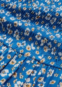 Maxikleid aus Viskose-Mix