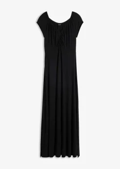 Maxikleid aus Viskose-Mix