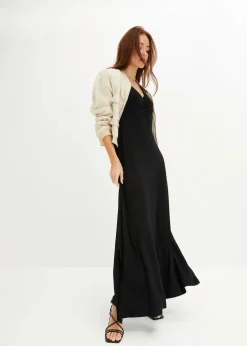Maxikleid aus Viskose-Mix