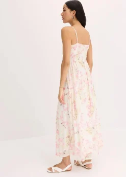 Maxikleid aus zartem Mesh