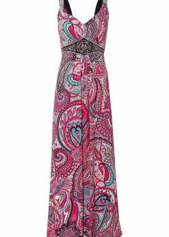 Maxikleid mit Applikationen