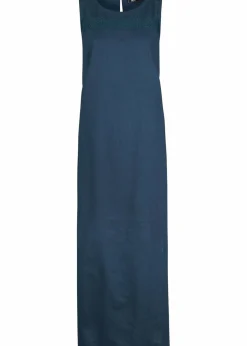 Maxi-Kleid mit Leinen
