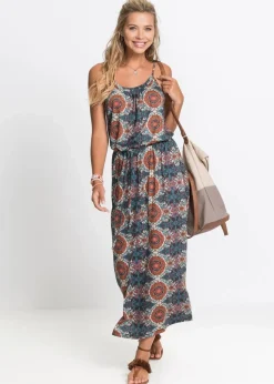 Maxikleid mit Seitenschlitzen