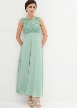 Maxikleid mit Spitze