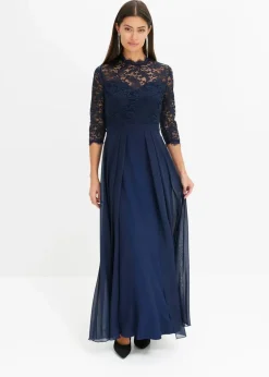 Maxikleid mit Spitze