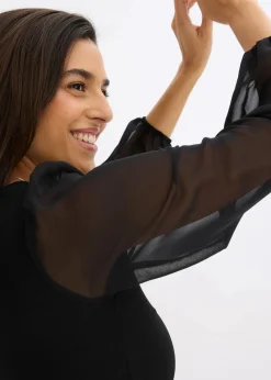 Maxikleid mit Strassstein-Applikation