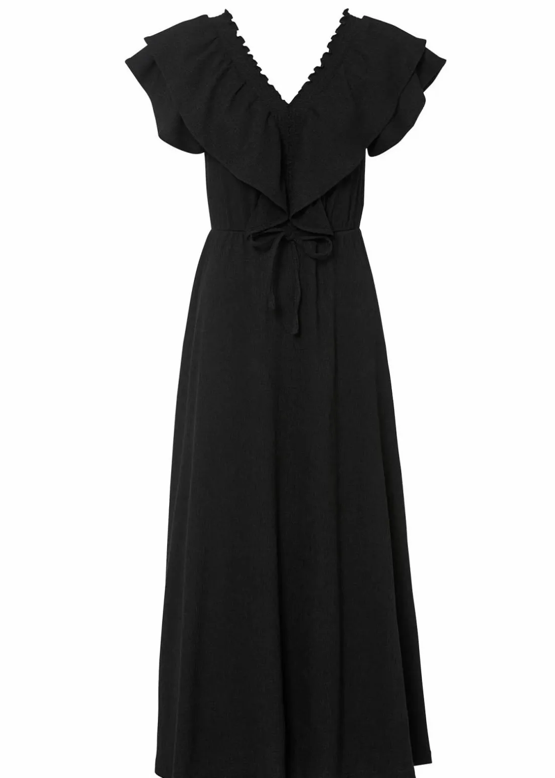 Maxikleid mit Volant