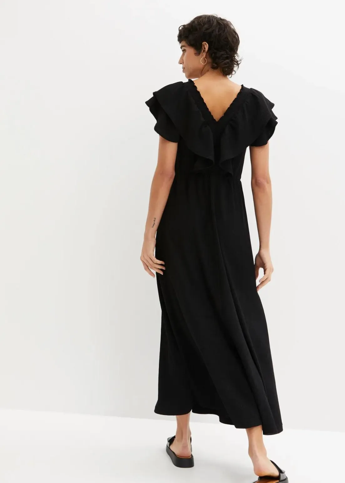 Maxikleid mit Volant