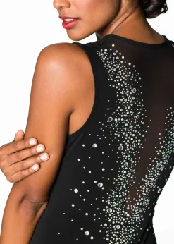 Maxikleid Strasssteinen am Rückenausschnitt
