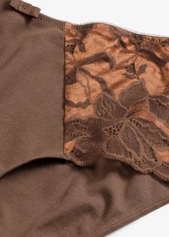 Maxipanty mit zarter Spitze