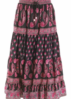 Maxirock aus reiner Baumwolle