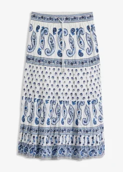 Maxirock aus reiner Baumwolle