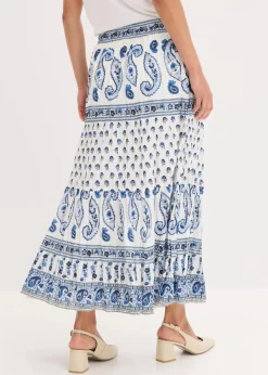 Maxirock aus reiner Baumwolle