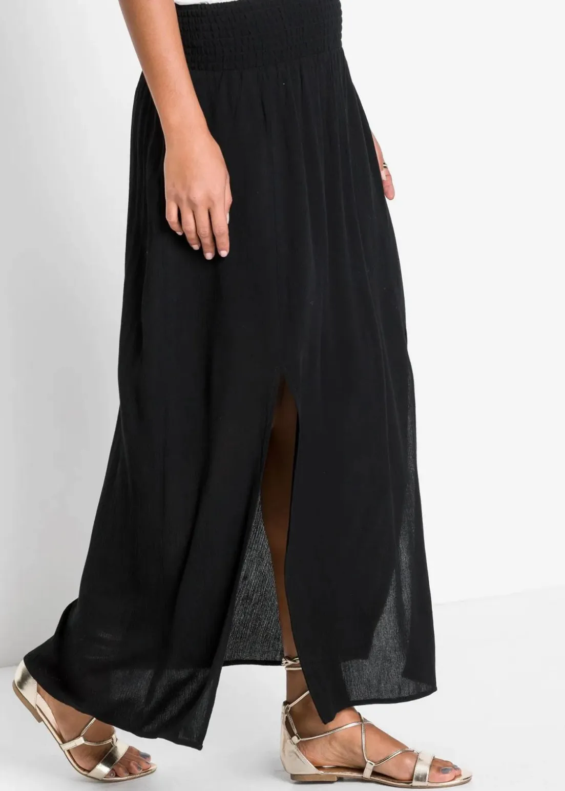 Maxirock aus fließender Viskose