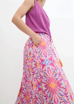 Maxirock aus fließender Viskose