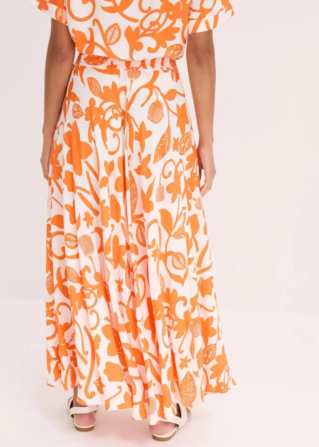 Maxirock aus fließender Viskose